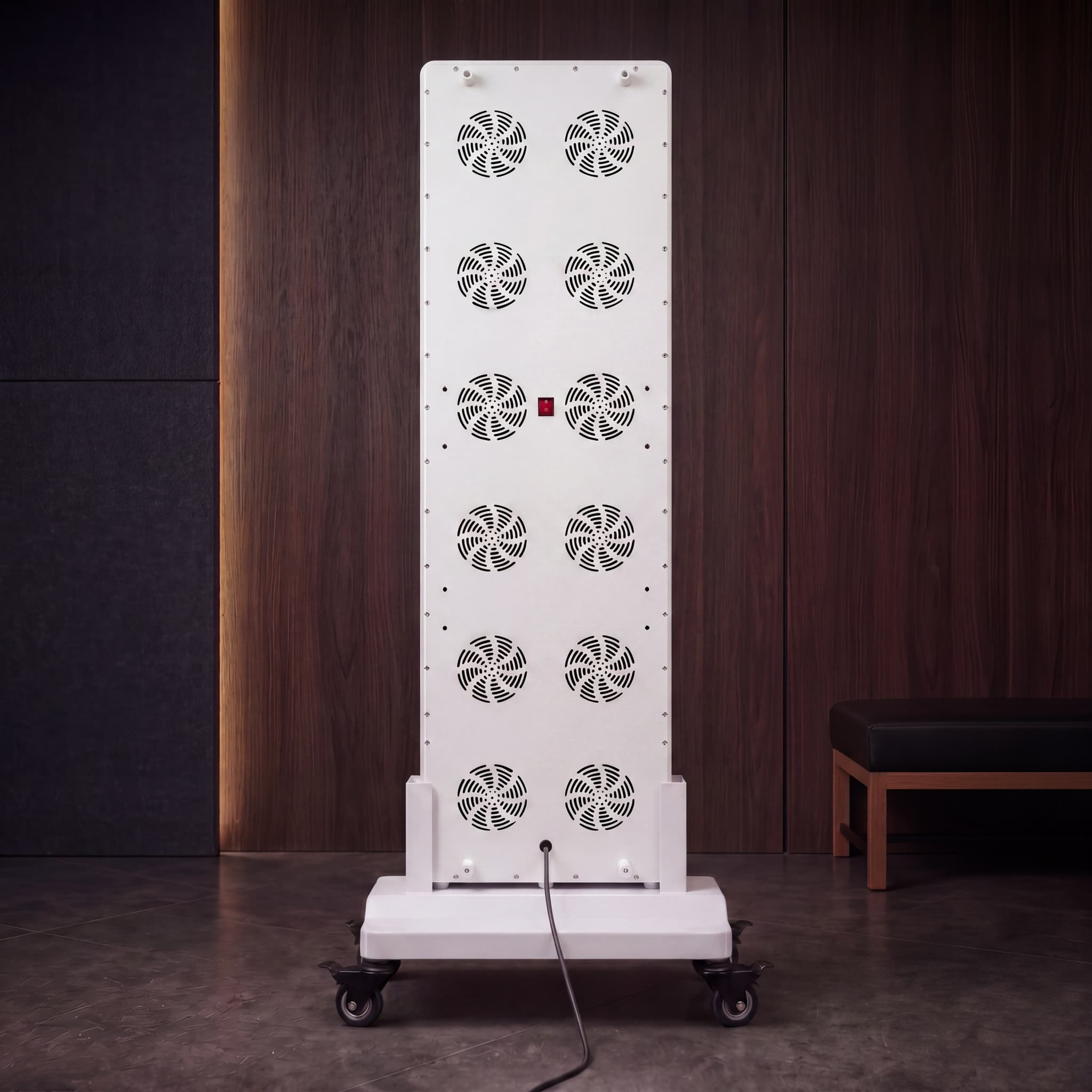 RLPRO 1200 rear view showing the cooling fan array
