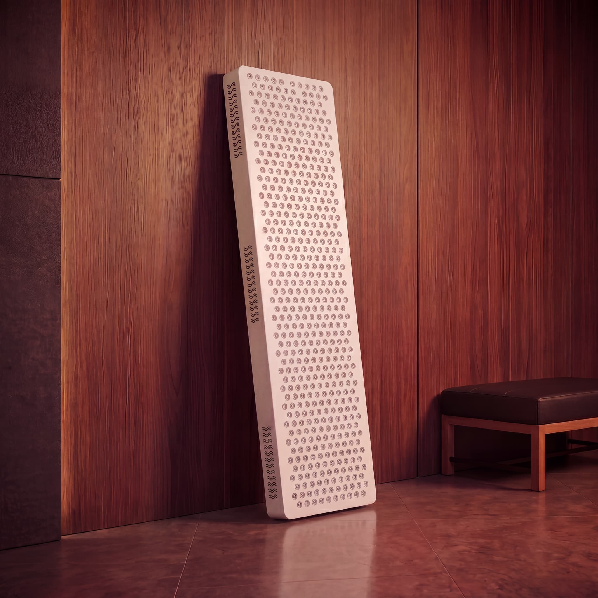RLPRO 1200 leaning wall view in a dark treatment room